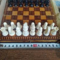 Дървен туристически шах, снимка 1 - Шах и табла - 45370201