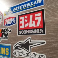 Стикери 14бр. /лист А4/ Michelin K&N Yoshimura Ohlins Alpinestars, снимка 4 - Аксесоари и консумативи - 45301626