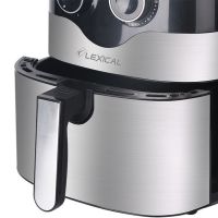 Фритюрник с горещ въздух Lexical Airfryer LAF-3004 , 8L, 1800W, инокс, снимка 3 - Фритюрници - 45865053