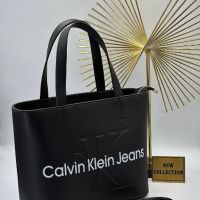 Дамска чанта черна Calvin Klein реплика , снимка 1 - Чанти - 45527284