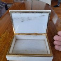 Стара мраморна кутия за бижута #3, снимка 5 - Други ценни предмети - 45451538