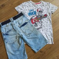 ZARA и H&M къси дънки и тениски за момче, снимка 5 - Детски къси панталони - 46192342