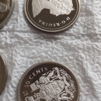 Лот монети 12 броя Канадски долара, центове непипани мат гланц перфектно състояние 43634, снимка 3 - Нумизматика и бонистика - 45020832