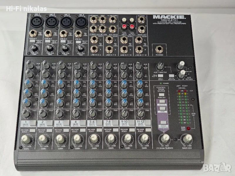 премиум стерео миксер мишпулт смесител 12 канален MACKIE 1202-VLZ PRO , снимка 1