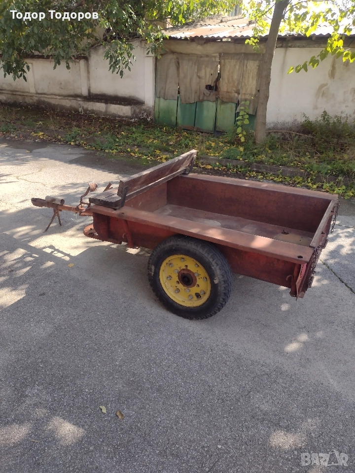 Ремарке за мотоблок, мотофреза или мотокултиватор акме или руджерини или фреза., снимка 1