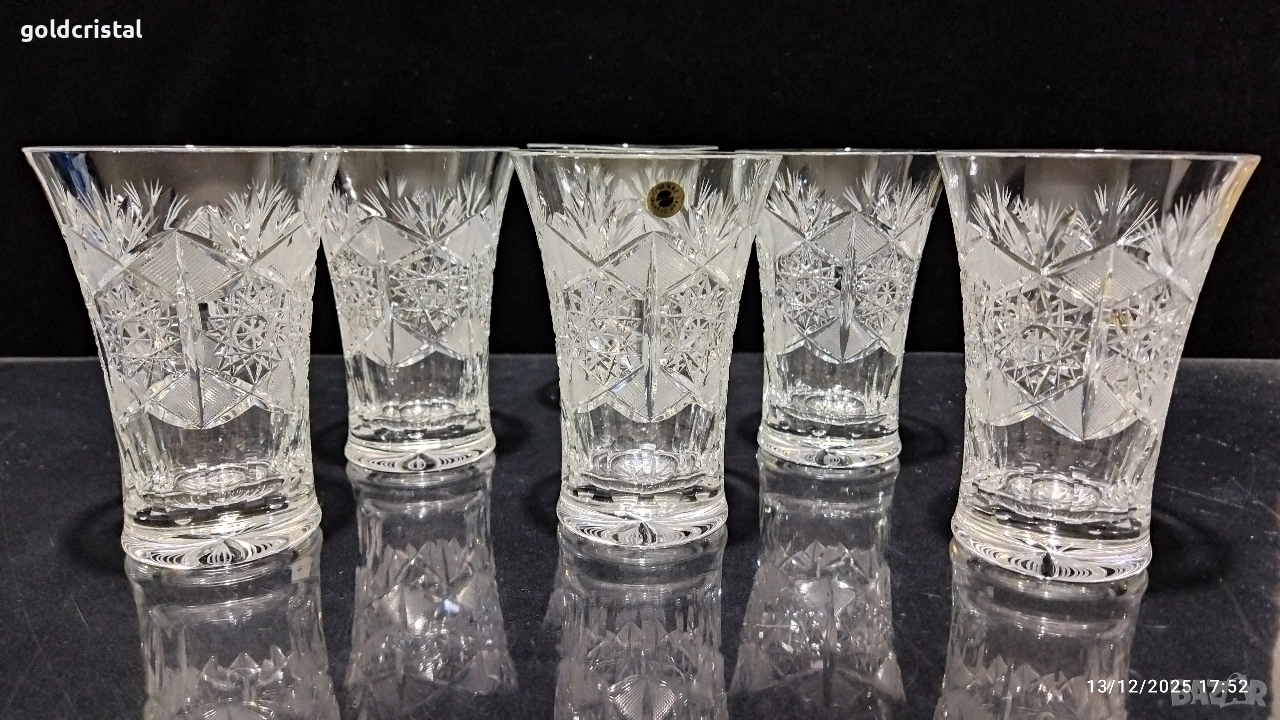 кристални чаши за вода , снимка 1