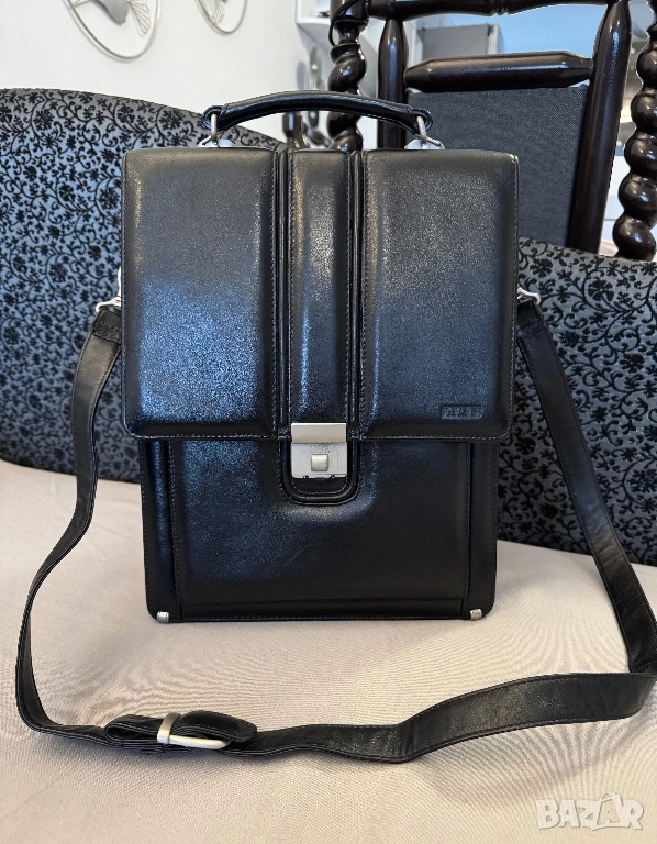 Art-93 мъжка бизнес чанта естествена кожа, снимка 1