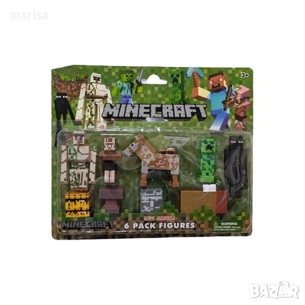 Комплект фигури Майнкрафт с кон, Minecraft, 10 части Код: 108745, снимка 1