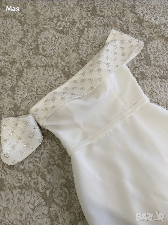 Официална бяла рокля, снимка 1