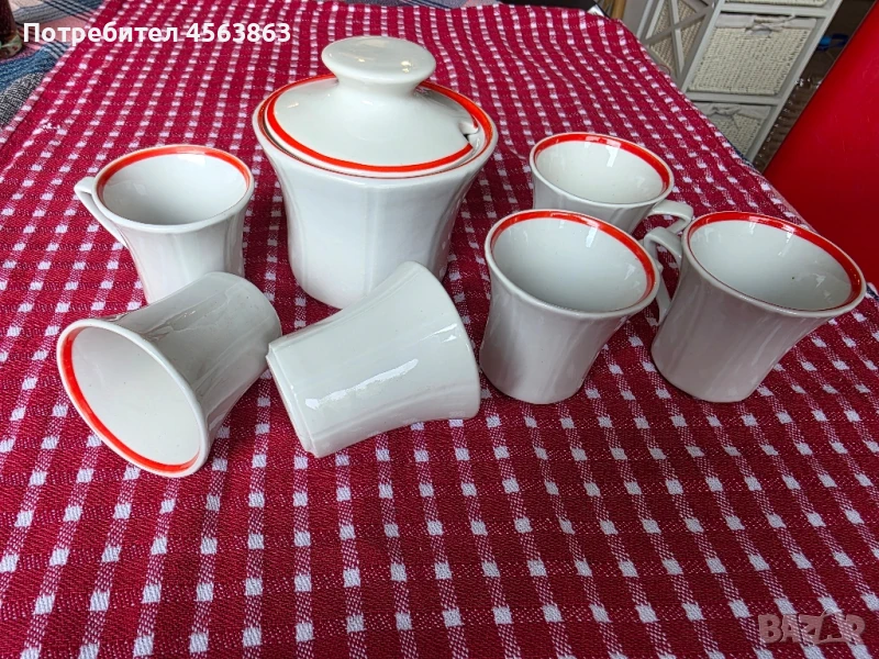 Порцеланов сервиз за кафе, снимка 1