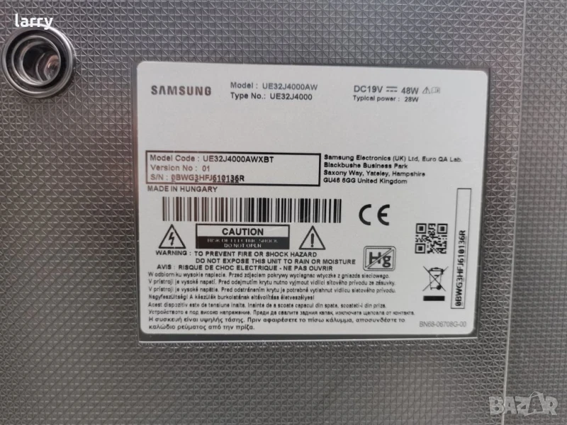 Телевизор Samsung UE32J4000 на части, снимка 1