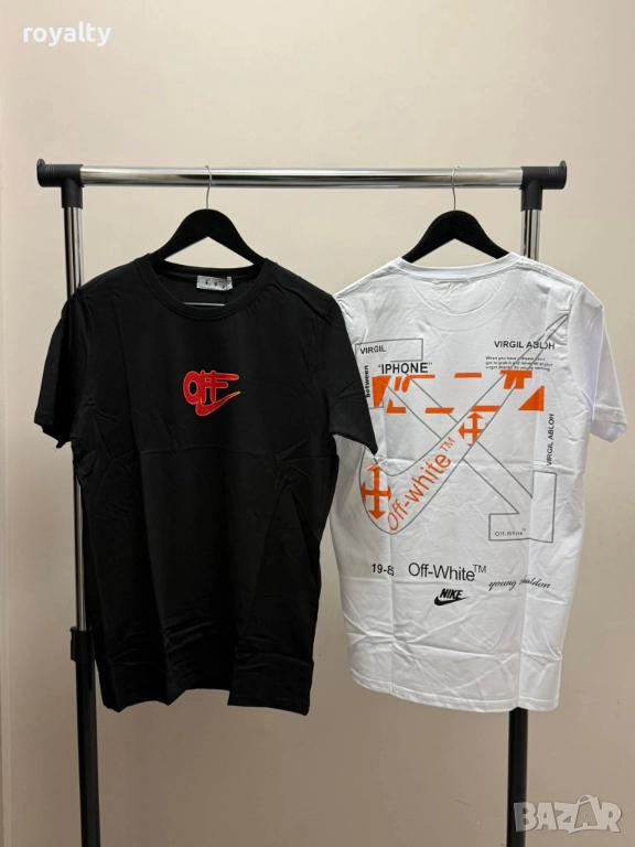 Off-White Мъжки Тениски Два Цвята , снимка 1
