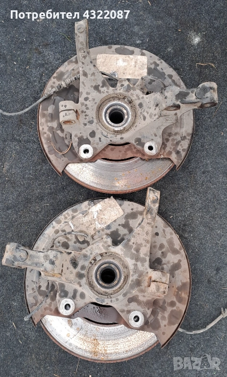 Шенкел / Спирачен диск от Опел Мерива Opel Meriva CDTI 1.3 95 к. с, снимка 1