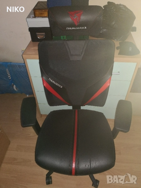 ПРОМОЦИЯ, Продавам,Геймърски стол ThunderX3 YAMA1 Черно/Червенo, снимка 1
