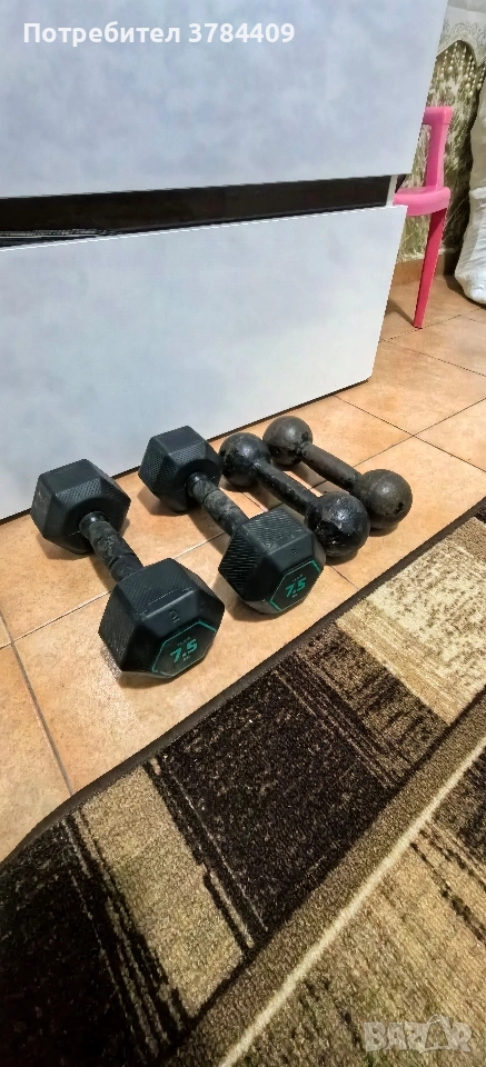 Дъмбели и гири комплект, снимка 1