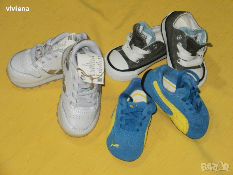 REEBOK, CONVERSE, PUMA оригинални нови бебешки 19, 18, 17, снимка 1