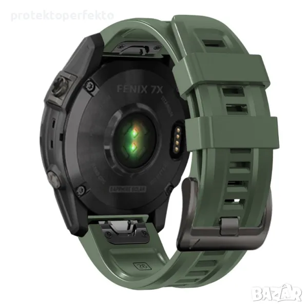 Силиконова каишка GARMIN INSTINCT – 26mm QuickFit Army Green, снимка 1