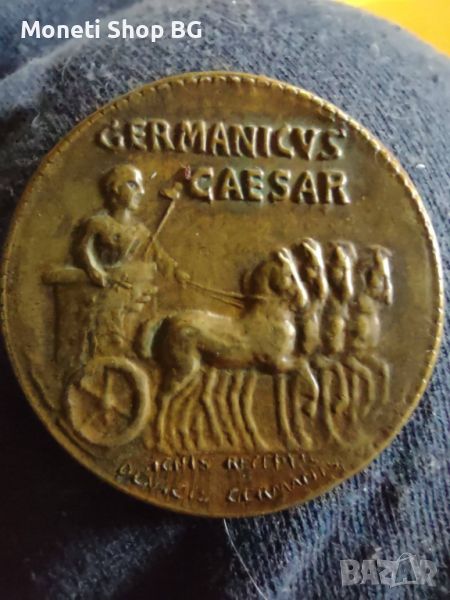 Медал-токен- жетон с ликът на Германик- 1906г., снимка 1