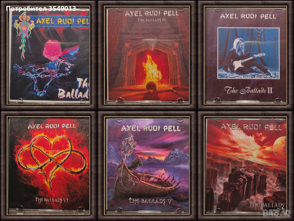 Неофициални cd / цд дискове - нови - Axel Rudi Pell - The Ballads vol.1 - vol.6, снимка 1