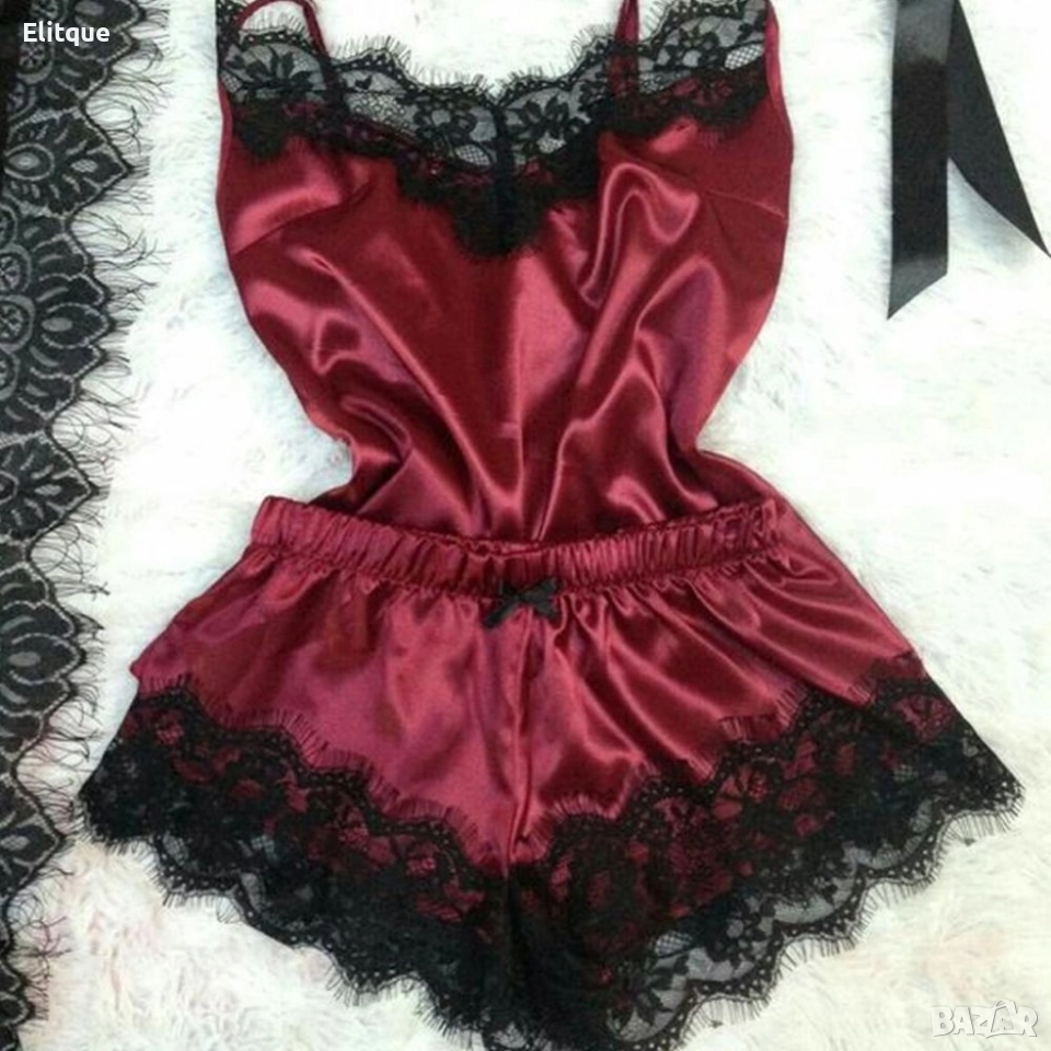 Елегантна дамска пижама, снимка 1