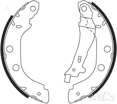 SIMER S586 Задни челюсти RENAULT Kangoo / NISSAN Primera / 1996-2024 / OE 7701208063 OE 44060-3J325 , снимка 1