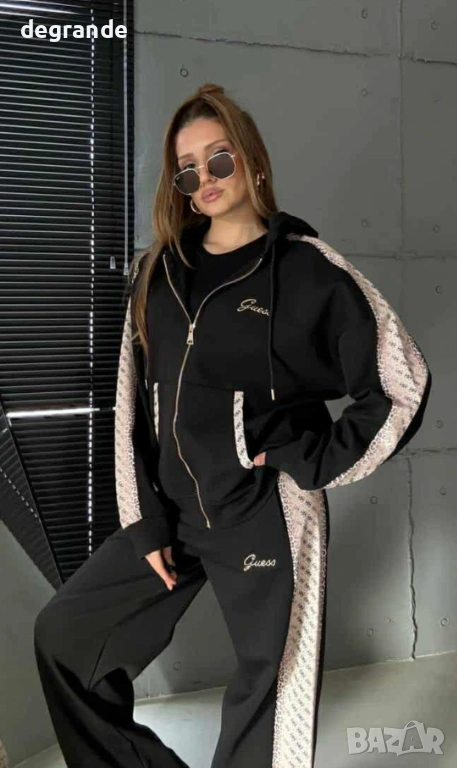 Нов модел на Guess в Черно Кафяво и Бяло, снимка 1