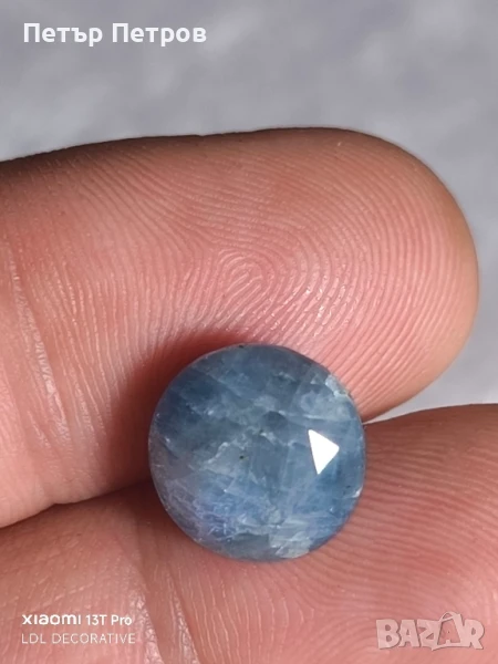 сапфир- метликовидно син- 11.40 ct, снимка 1