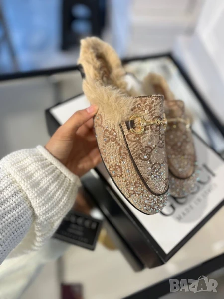 чехли с пух и камъни gucci , снимка 1