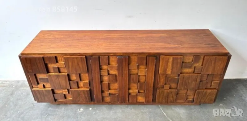 скрин от масив дъб с дърворезба, снимка 1