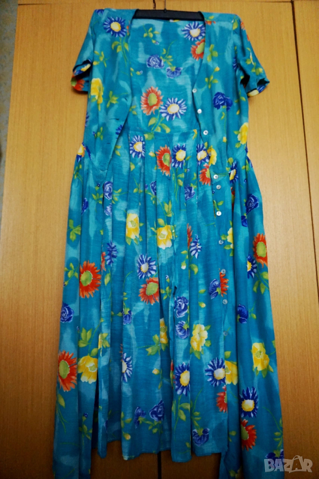 като нова дълга рокля на цветя , снимка 1