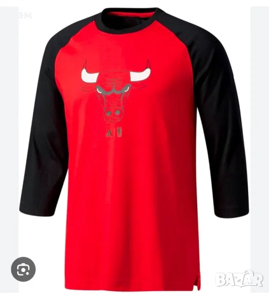 Оригинална мъжка блуза Adidas x NBA Chicago Bulls размер М , снимка 1