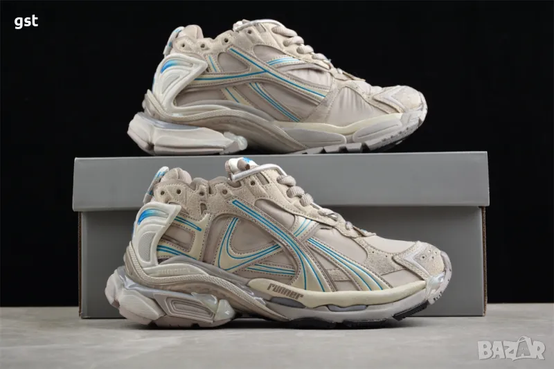 Редки Balenciaga Runner Kith 4 colour маратонки кецове мъжки дамски Унисекс , снимка 1