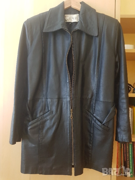 Дамско яке от естествена кожа в отлично състояние, снимка 1