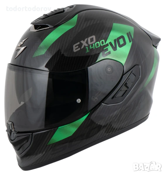 Мото каска за мотор SCORPION EXO-1400 EVO 2 CАRBON PLATED 2025, снимка 1