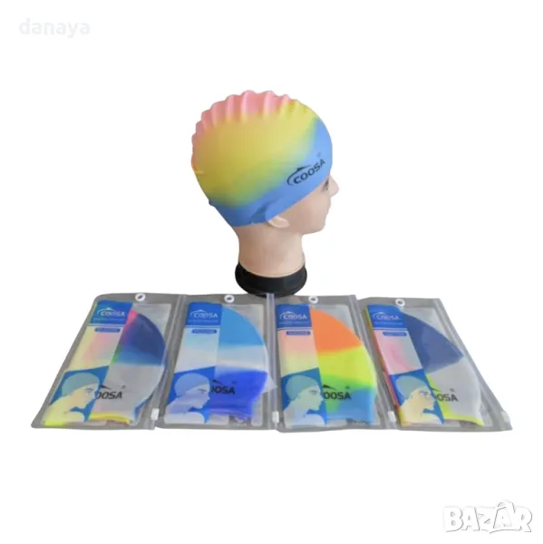 5861 Силиконова шапка за плуване Coosa, снимка 1