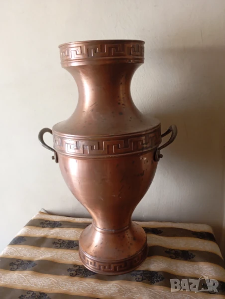 Голяма ваза,поставка за чадъри в стил арт нуво, снимка 1