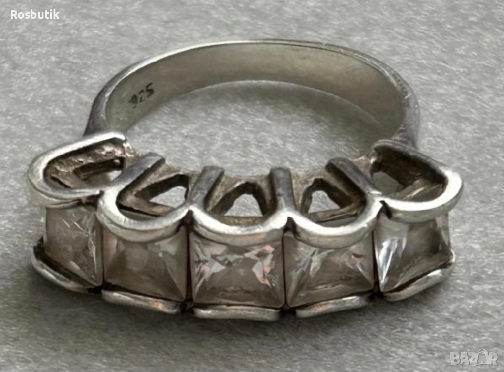 Масивен сребърен пръстен , снимка 1