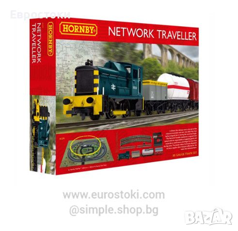 Комплект електрическа железница с влак Hornby Train Set R1279M Network Traveler, снимка 1