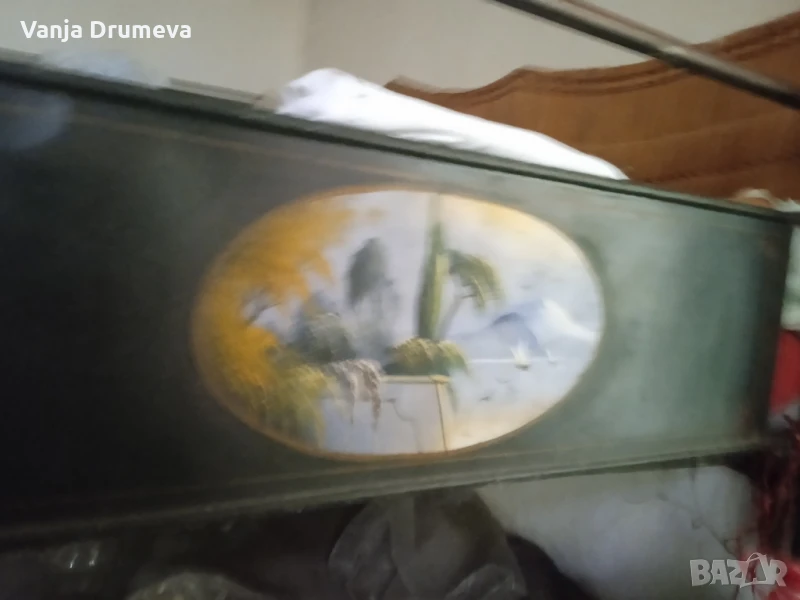 метално легло от 1930 г с пружина , снимка 1