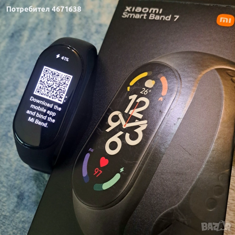 Продавам смарт гривна Xiaomi smart Band 7, снимка 1