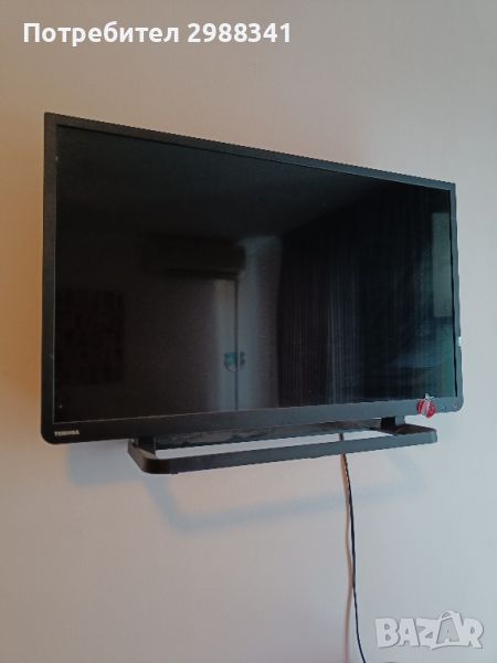 Телевизор Toshiba Тошиба 32 инча в отлично състояние + стойка за стена., снимка 1