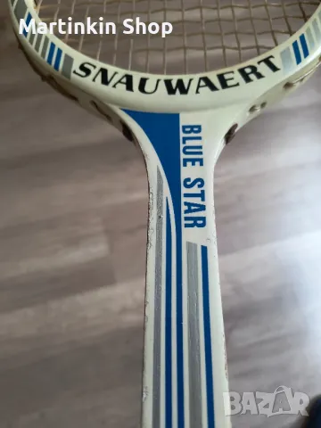 Дървена ракета Snauwaert Blue Star , снимка 2 - Тенис - 50159965