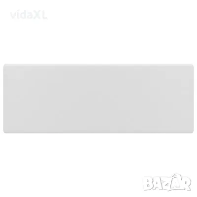 vidaXL Мивка с преливник лукс квадрат бял мат 41x41 см керамика(SKU:146943), снимка 3 - Мивки - 49087713