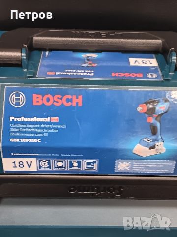 Акумулаторен Гайковерт Bosch GDX 18V-210C, снимка 5 - Други инструменти - 45838584