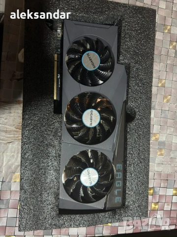 Видеокарта Gigabyte - GeForce RTX 3080 EAGLE, 12GB, GDDR6X, снимка 2 - Видеокарти - 54160523