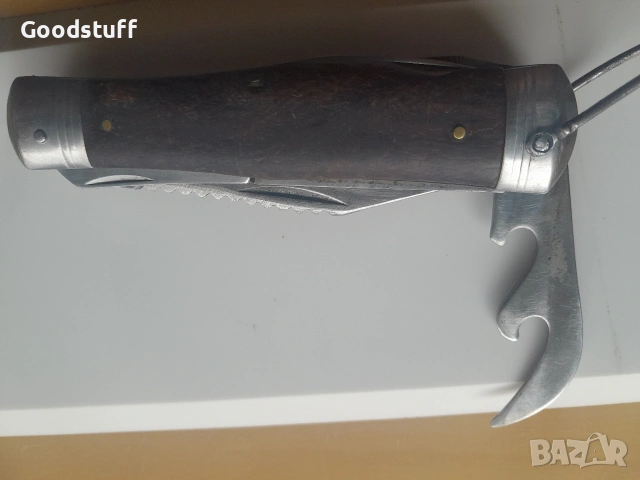 Немски нож, C. Jul. Herbertz Solingen, военен, multy tools, джобен , снимка 4 - Ножове - 53477235