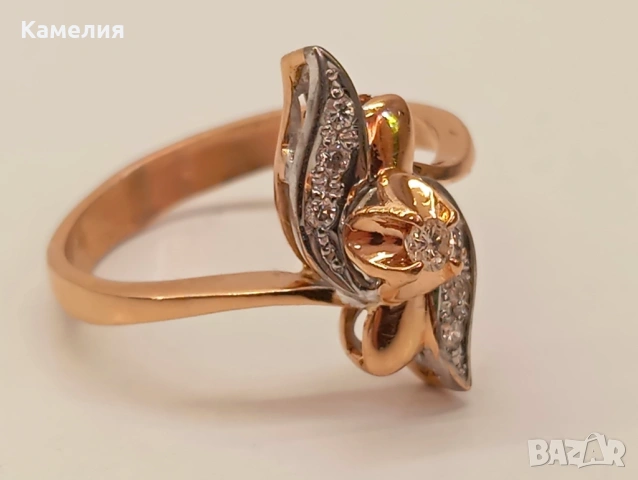 Руско злато , снимка 2 - Пръстени - 53606974