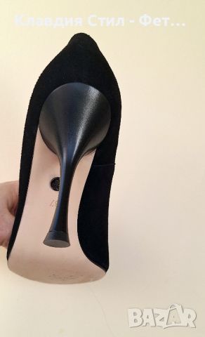 Нови елегантни обувки с красив ток, снимка 6 - Дамски елегантни обувки - 45338421