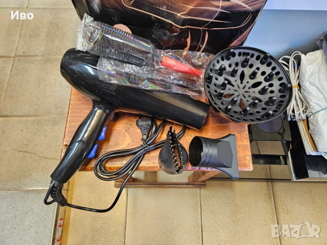 Професионален сешоар Hair Dryer Professional - Нов комплект, снимка 5 - Сешоари - 52005598