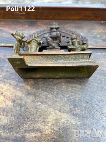 Индийска месингова фигура/статуя, снимка 5 - Колекции - 50704303